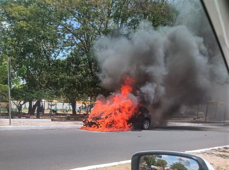 O motivo do incêndio não foi possível ser precisado