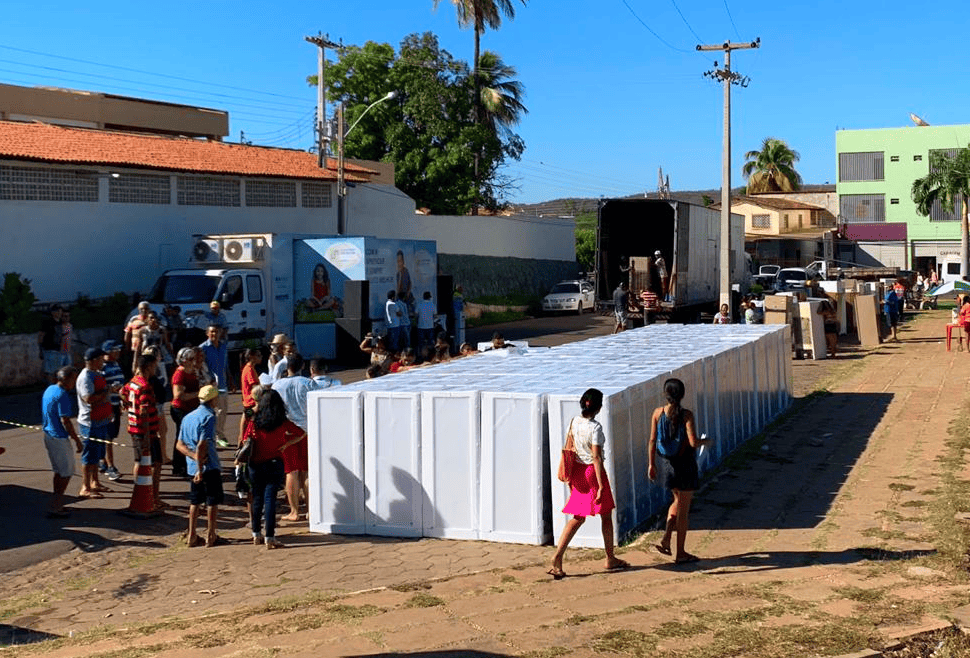 Sorteio de geladeira em Marcolândia