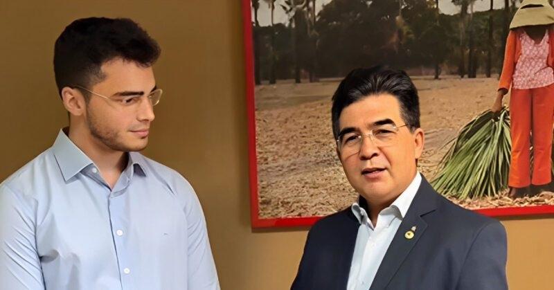 Ícaro Carvalho e o deputado estadual, Limma (PT)
