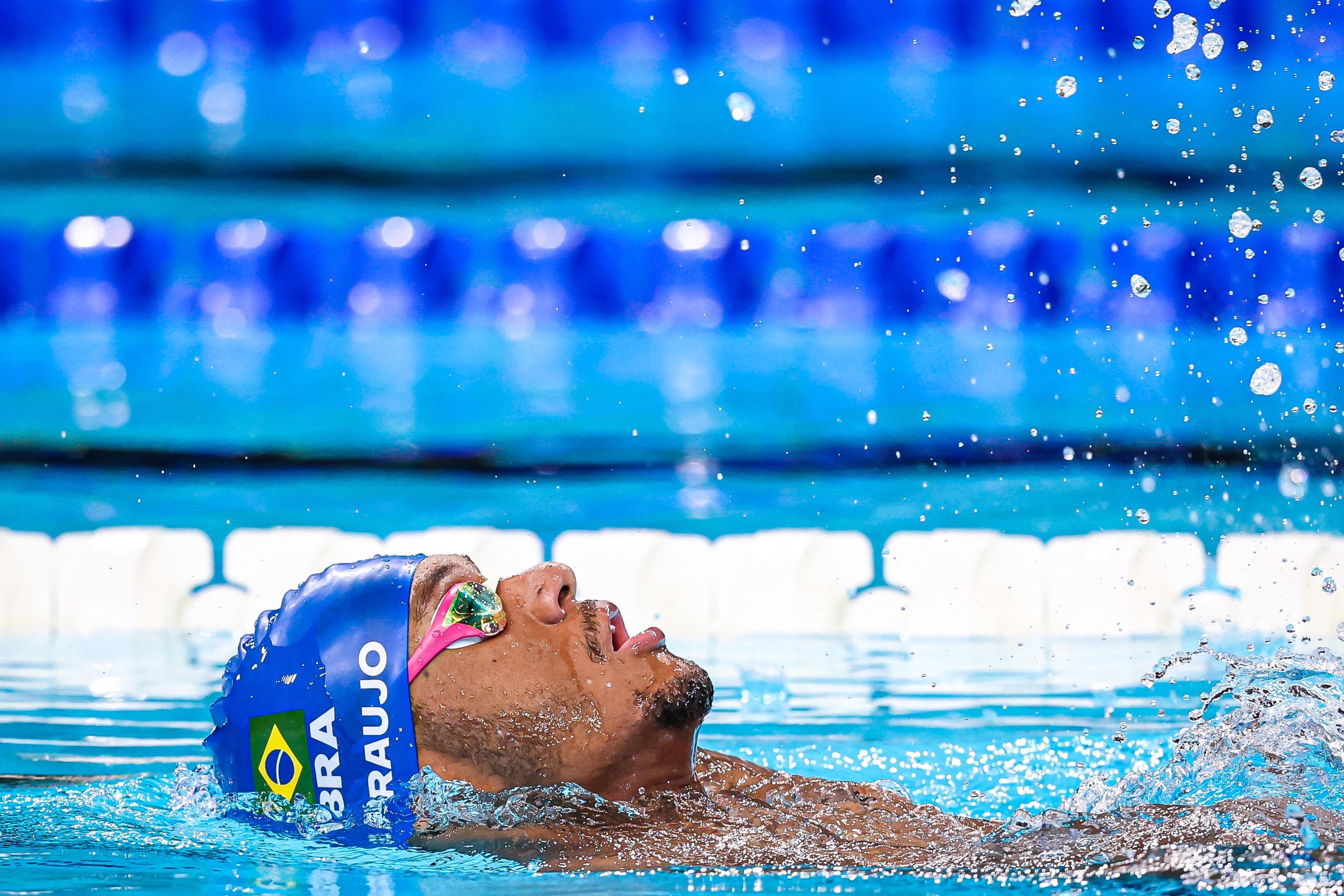 O nadador mineiro Gabriel Araújo, o Gabrielzinho