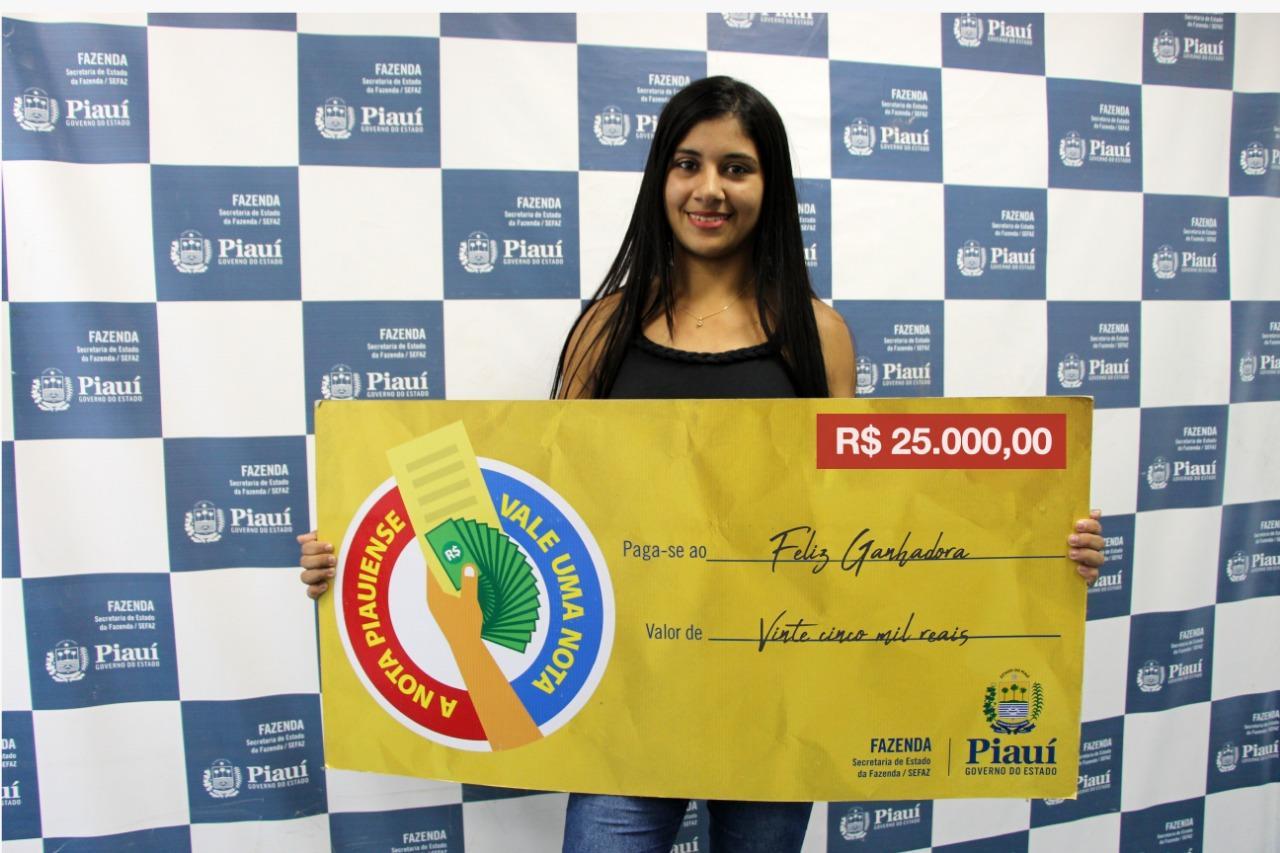 Ganhadora da Nota premiada