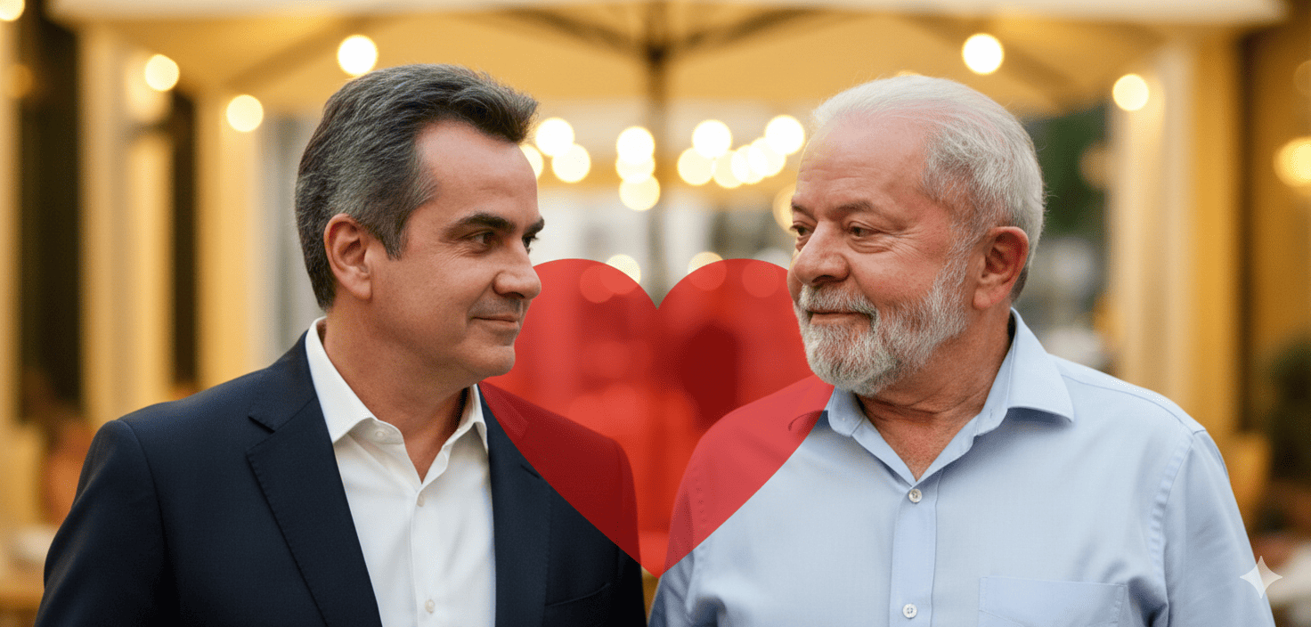 Senador Ciro Nogueira (PP) e o presidente de Lula