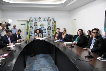 Reunião com gestores do Estado e representantes do CNJ