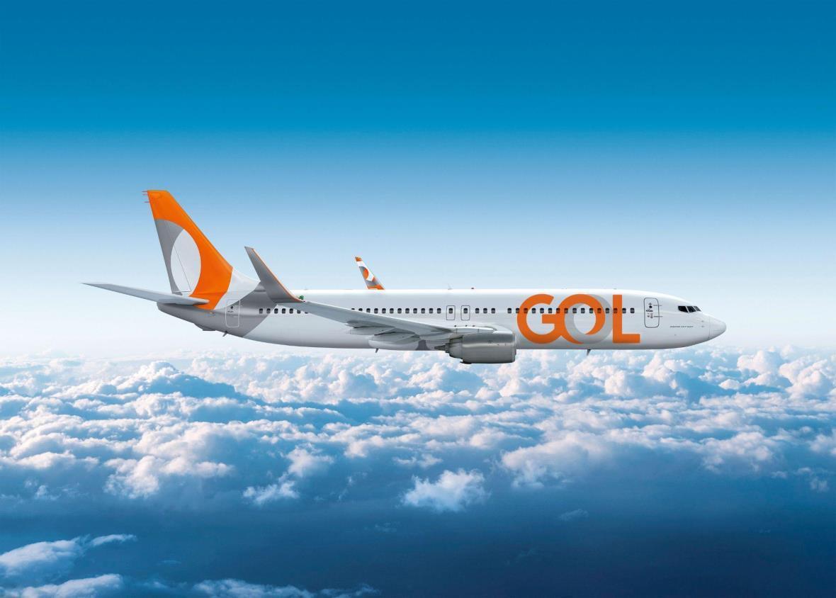 Aeronave Boeing 737 da Gol Linhas Aéreas