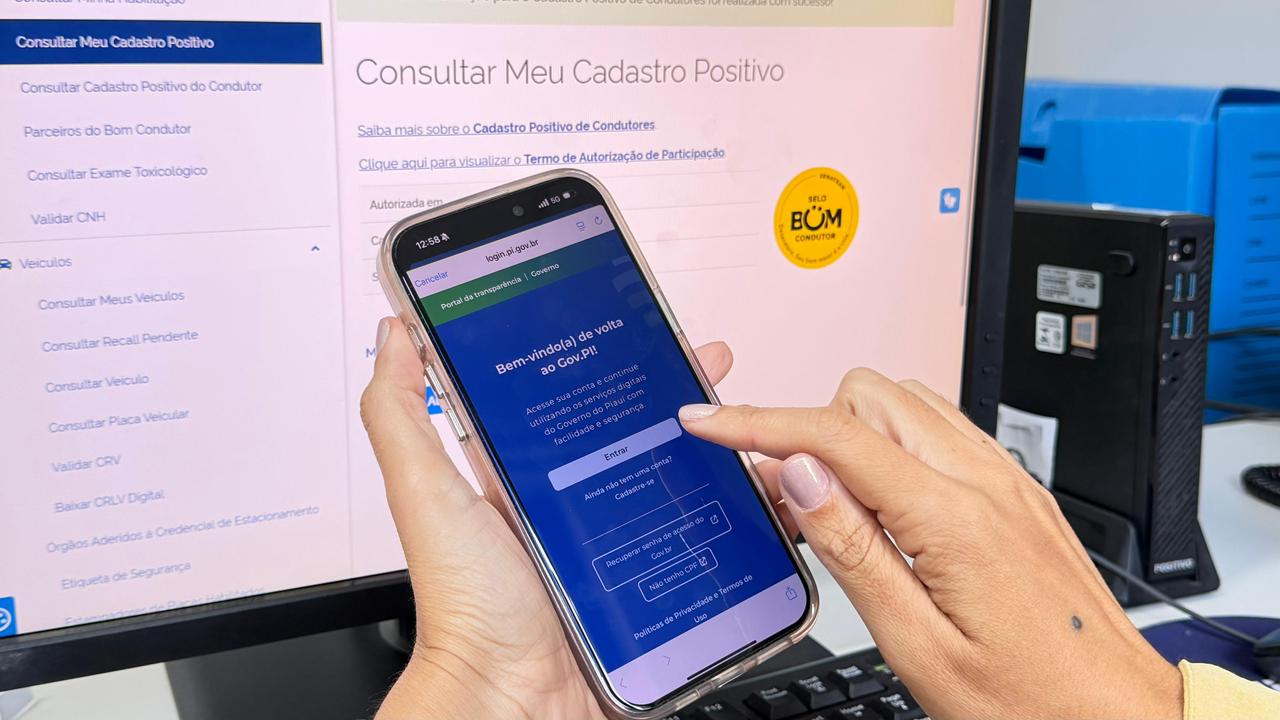 O Gov.pi Cidadão garante mais acesso e comodidade aos condutores do Piauí.