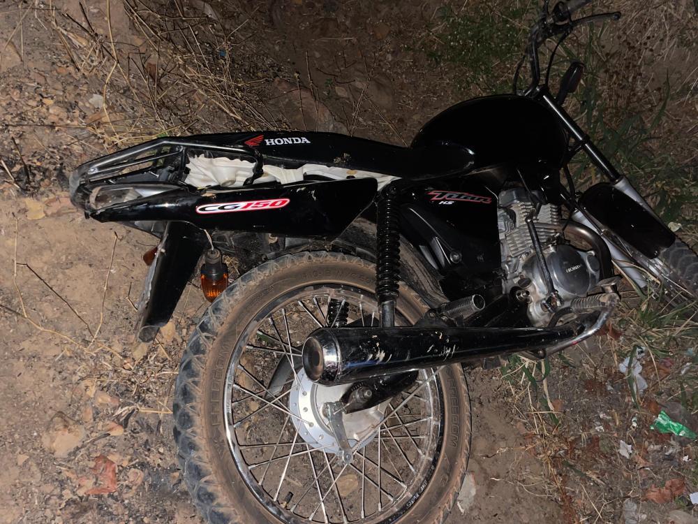 Motocicleta da vítima
