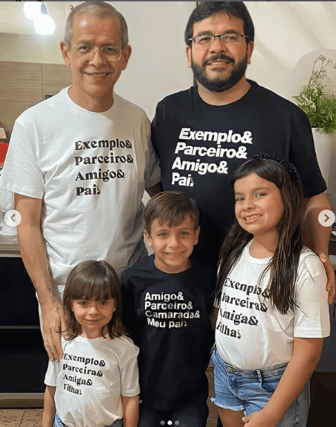 Rafael faz homenagem ao pai no aniversário