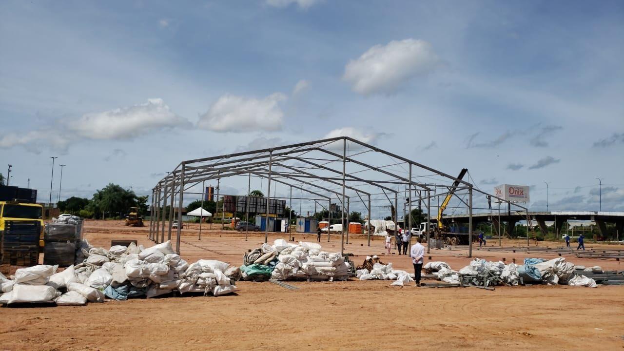 Hospital está sendo erguido ao lado HUT, em Teresina