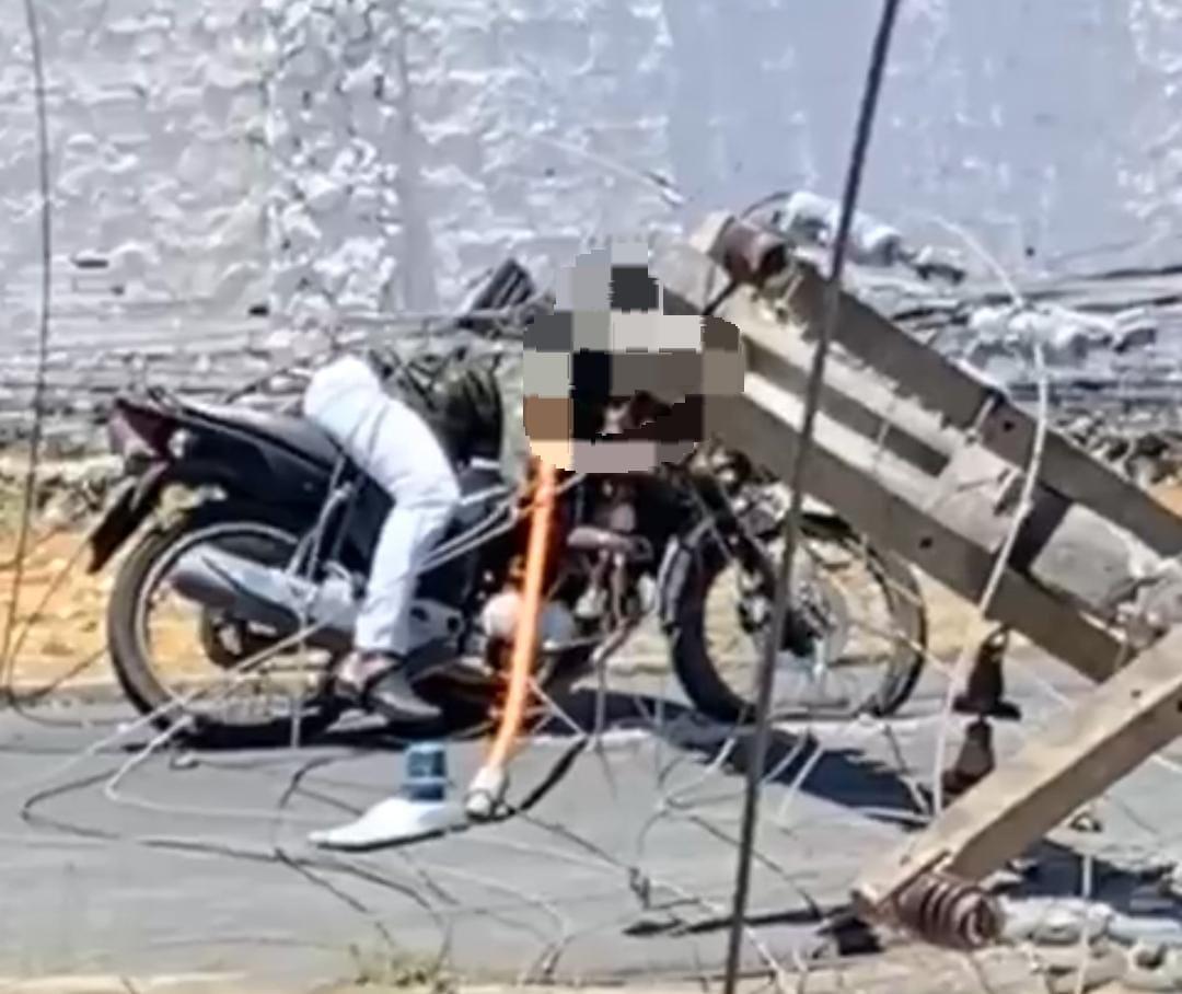 O motociclista ainda não foi identificado