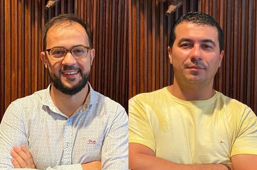 O servidor do Ministério da Saúde Luis Ricardo Miranda (à esquerda) e o deputado federal Luis Miranda