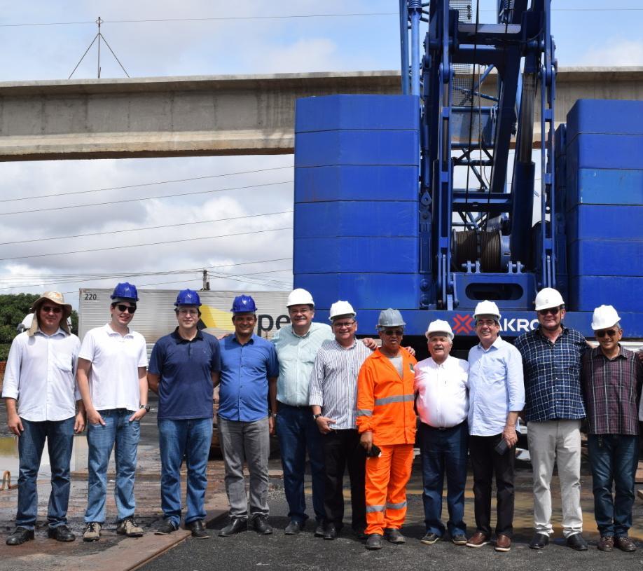 Visita a obra do viaduto