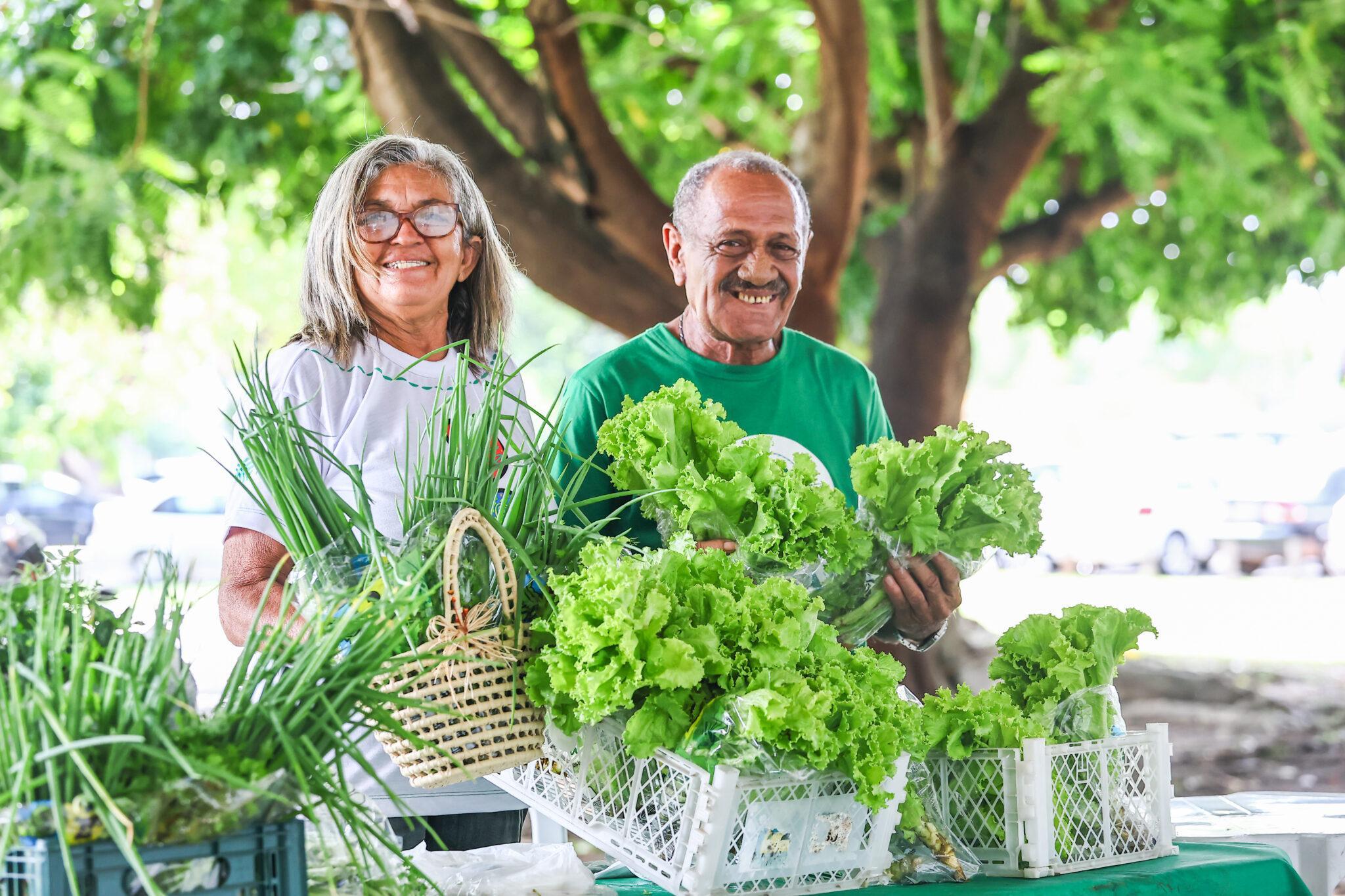 A feira vai contar com a participação de vários assentamentos produtores de alimentos naturais e saudáveis