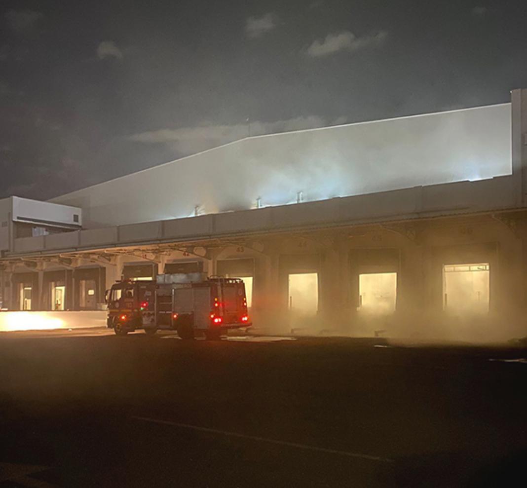 Corpo de Bombeiros foi acionado para combater as chamas