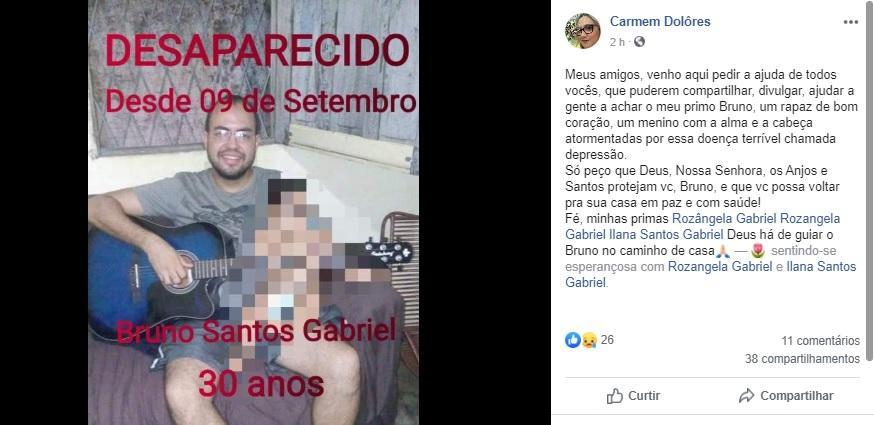 Prima pede ajuda nas redes sociais