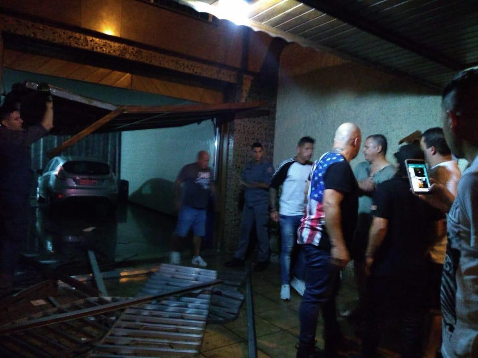 Ralf no local do acidente