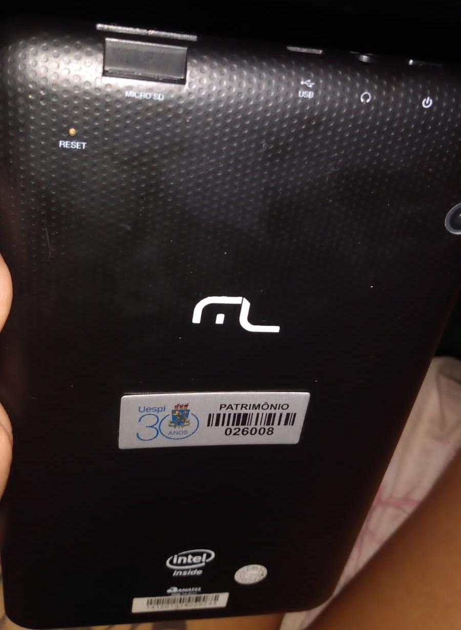 Tablet disponibilizado pela Uespi
