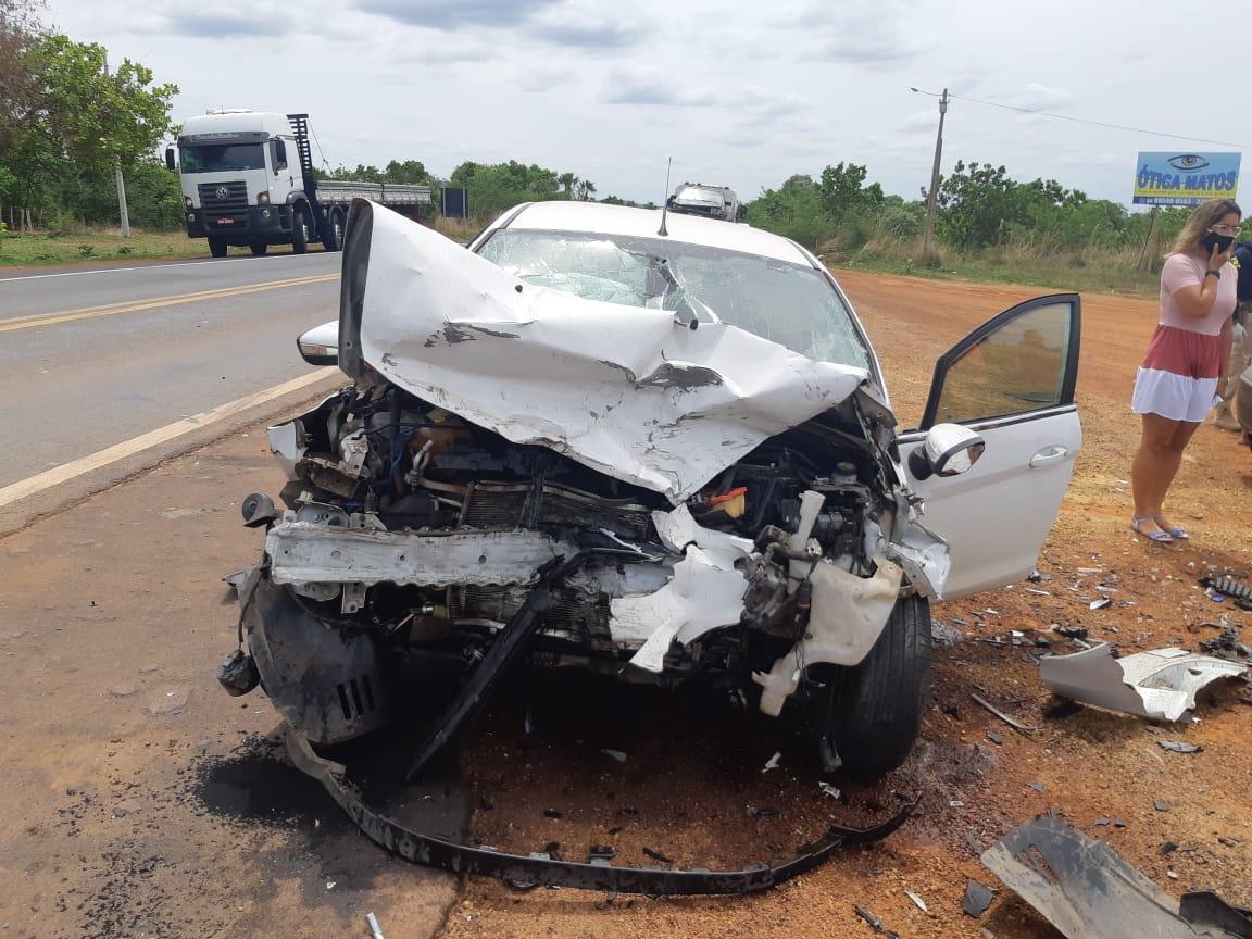 Idosa de 75 anos morre durante colisão entre dois carros em Campo Maior