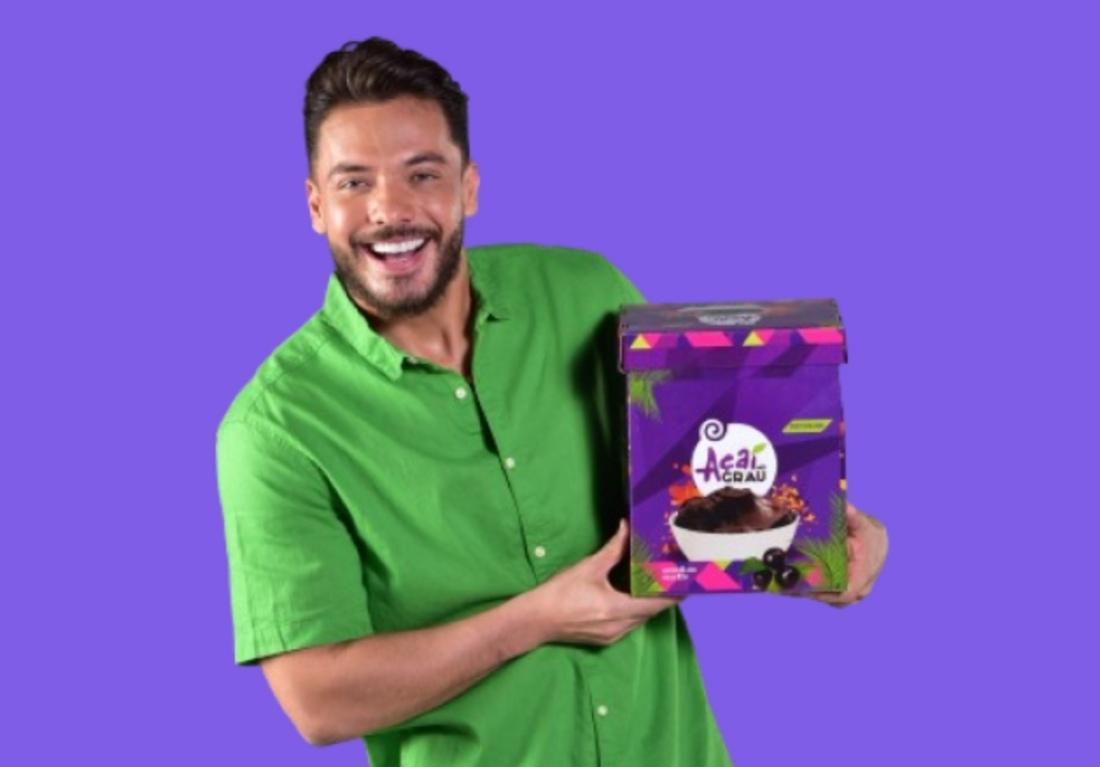 Wesley Safadão virou garoto propaganda do "Açaí no Grau"