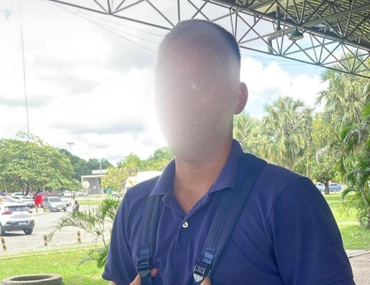 O suspeito foi identificado, mas foi liberado pela polícia