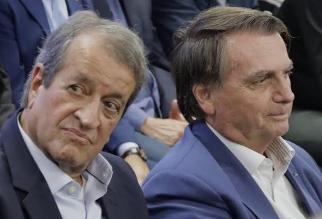 Waldemar da Costa Neto, presidente do PL, e Jair Bolsonaro