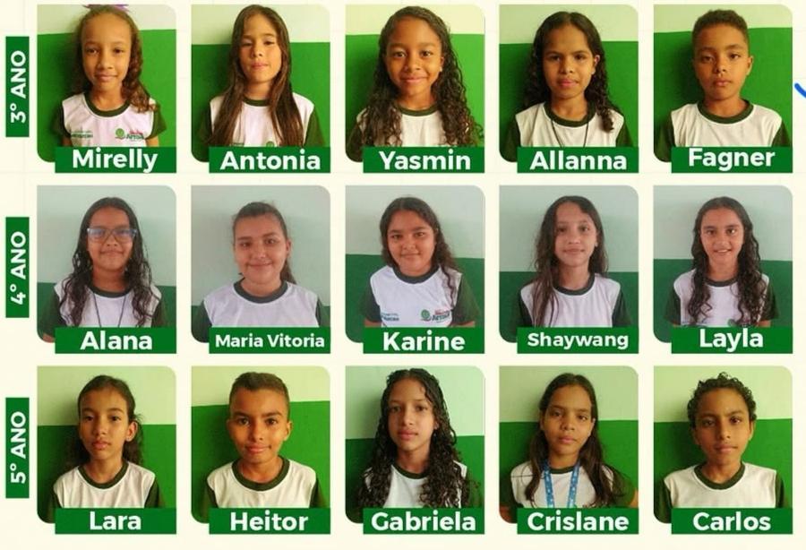 Alunos medalha de ouro nas Olimpíadas da Língua Portuguesa