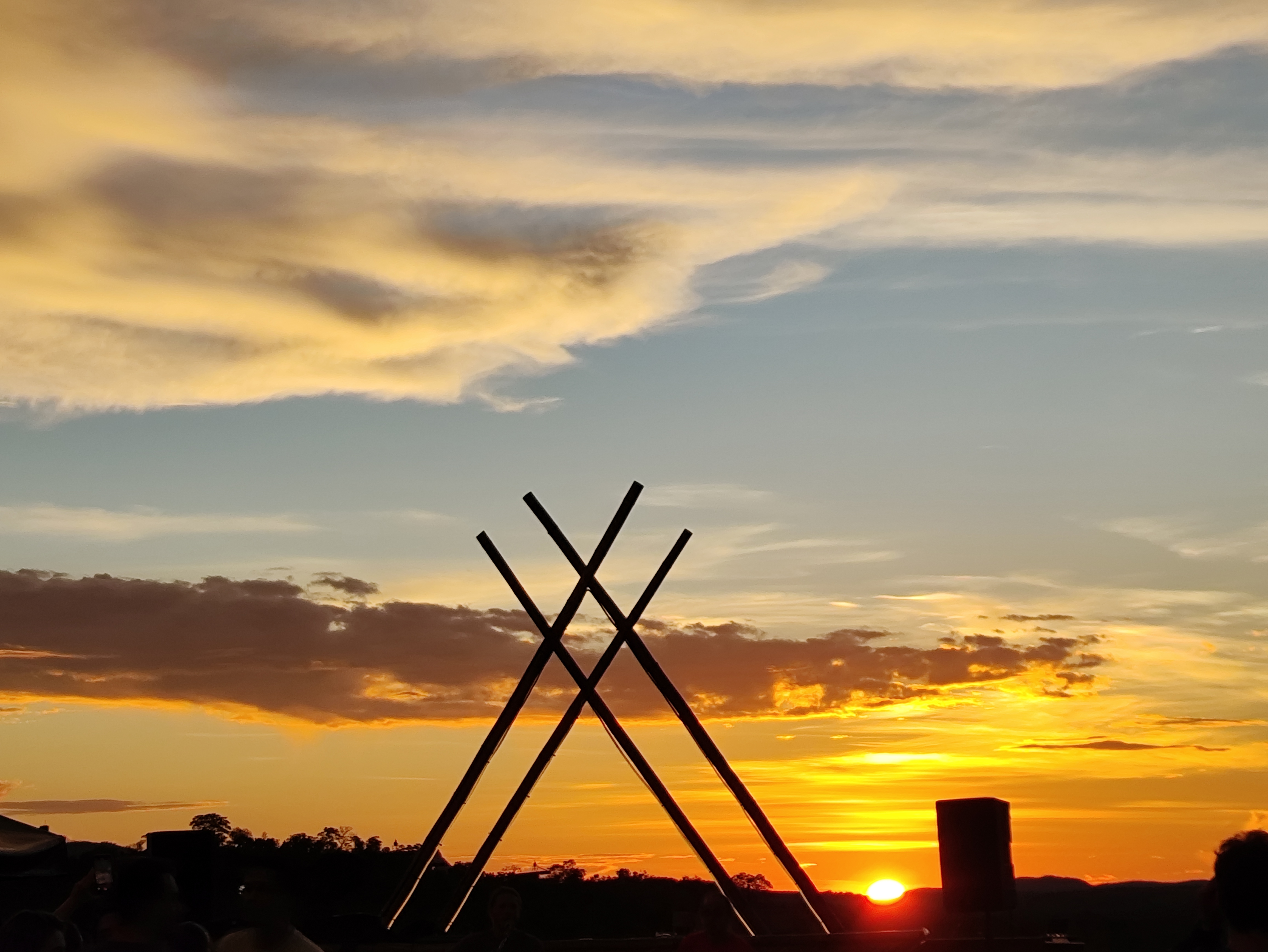 A natureza sempre apresenta um belo espetáculo