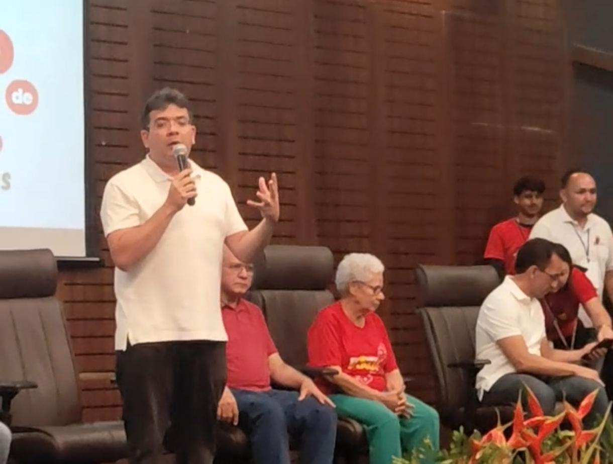 Rafael Fonteles no seminário de formação do PT