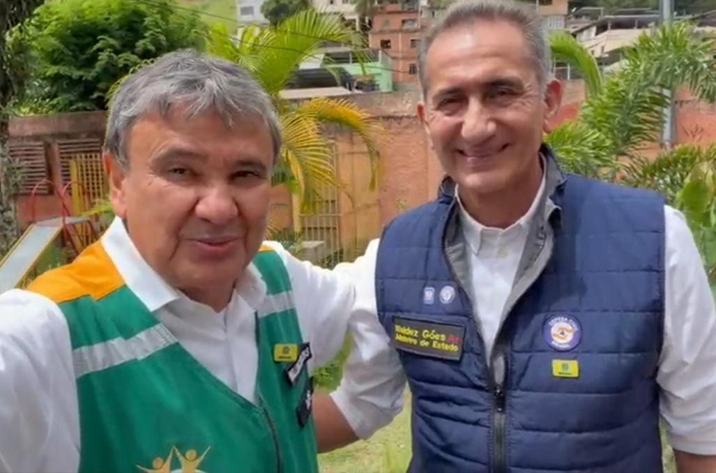 Os ministros Wellington Dias e Valdez Góes
