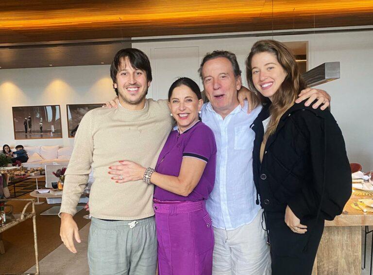 Marcelo, Luciana Bezerra, Binho Bezerra e Marcella Minelli