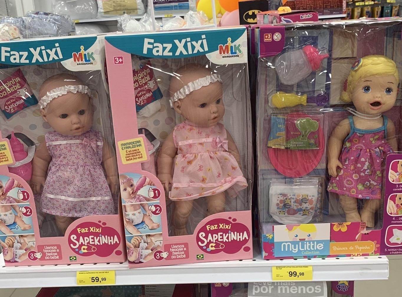 Bonecas são ótimas opções de presente