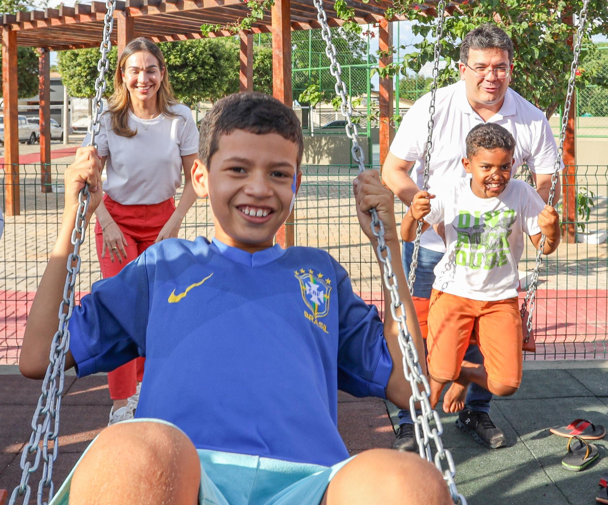 Praça do Gavião e a primeira brinquedopraça entregue no interior do Piauí