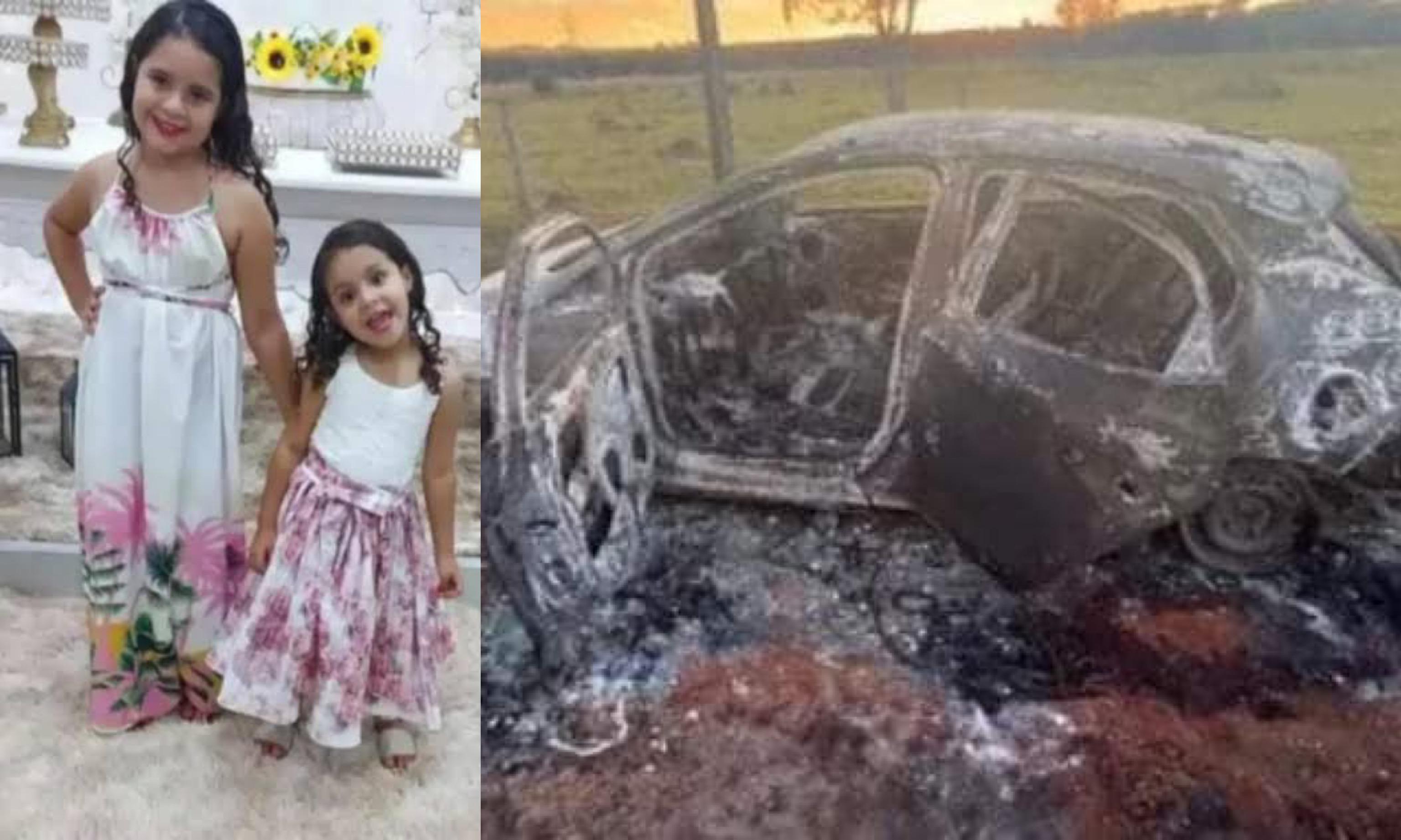 As crianças foram mortas a facadas e em seguida tiveram os corpos queimados