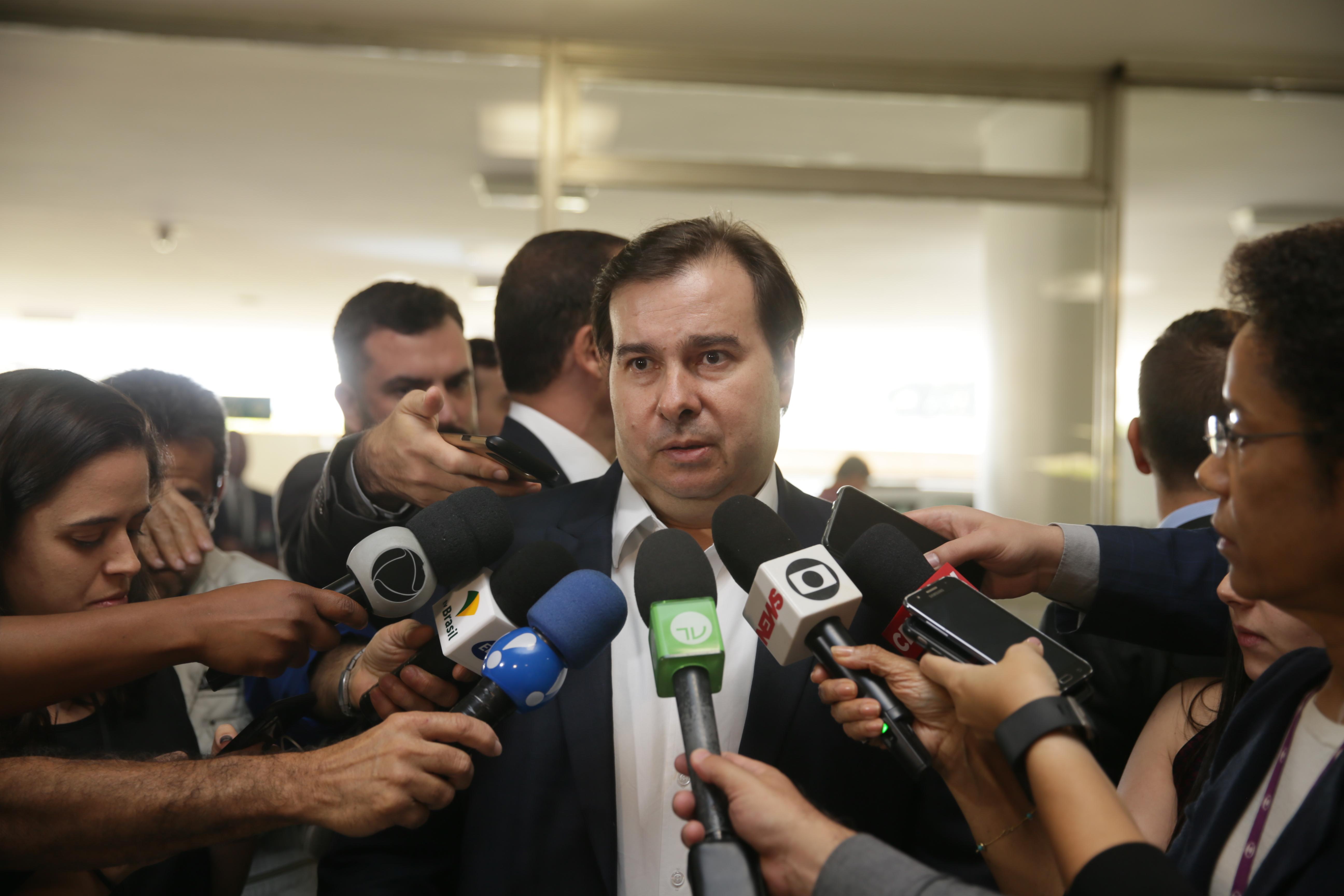 O presidente da Câmara dos Deputados, Rodrigo Maia (DEM-RJ)