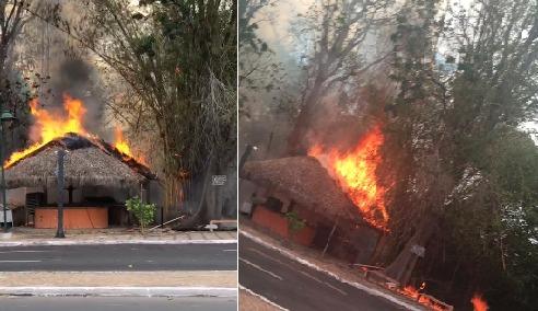 Quiosques ficam em frente ao Riverside Shopping