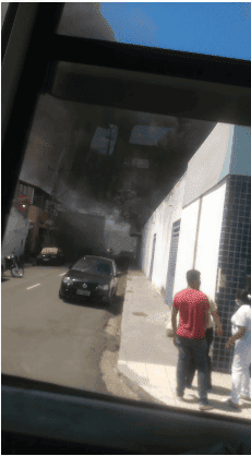 Incêndio no centro de Teresina