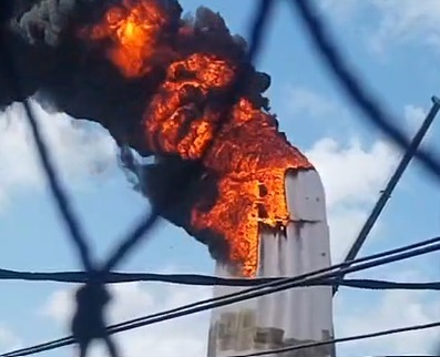 Incêndio destrói estátua de Nossa Senhora de Fátima em Natal (RN); veja vídeo