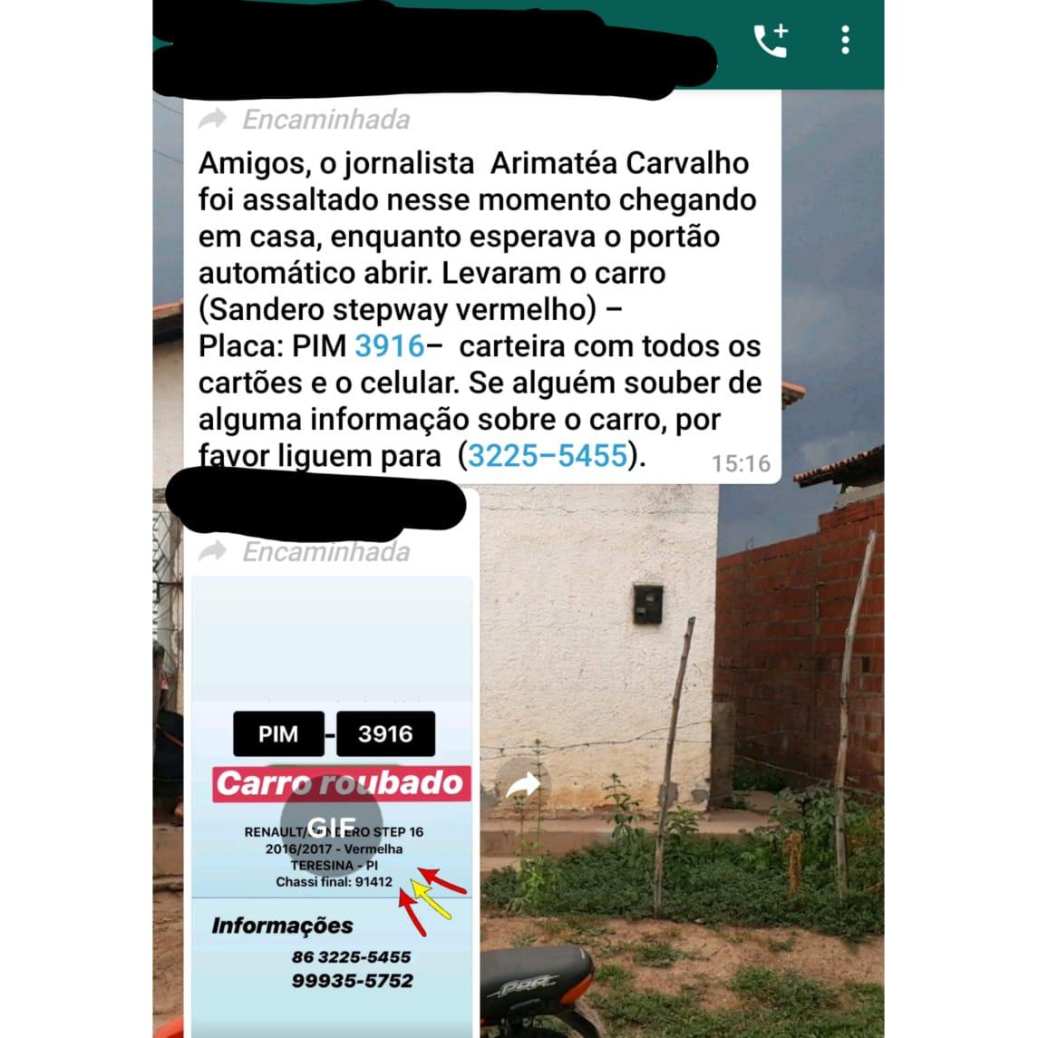 Informação circula em grupos no WhatsApp