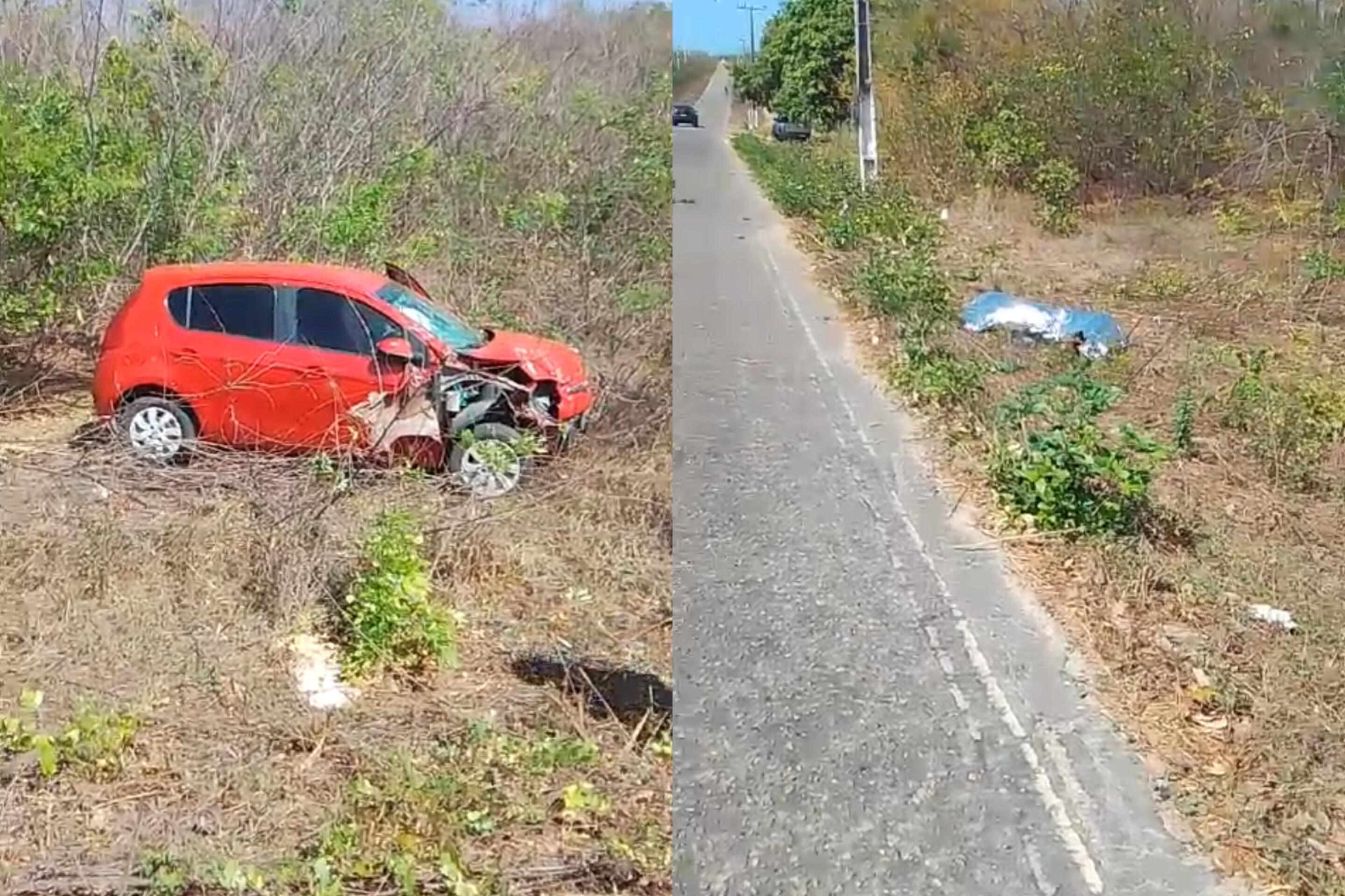 O idoso não resistiu aos ferimentos e morreu no local do acidente