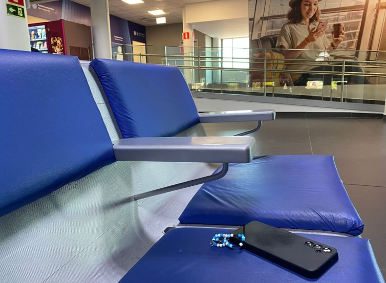 Objeto perdido no aeroporto