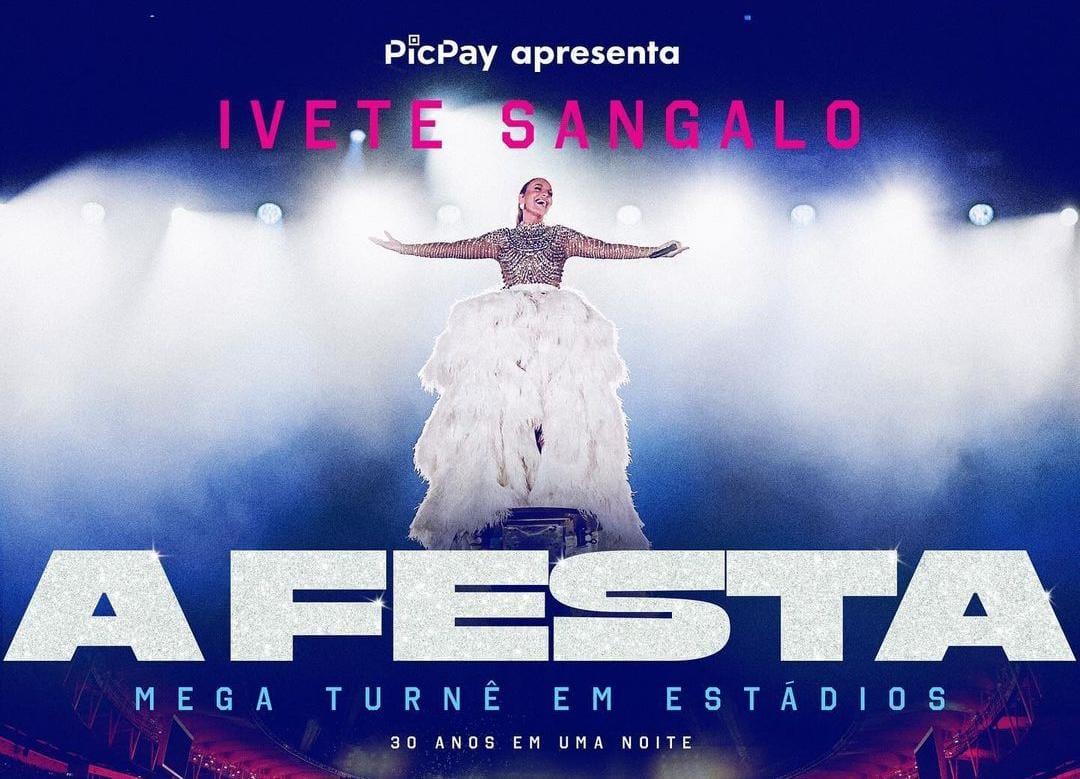 Turnê comemora 30 anos de carreira de Ivete
