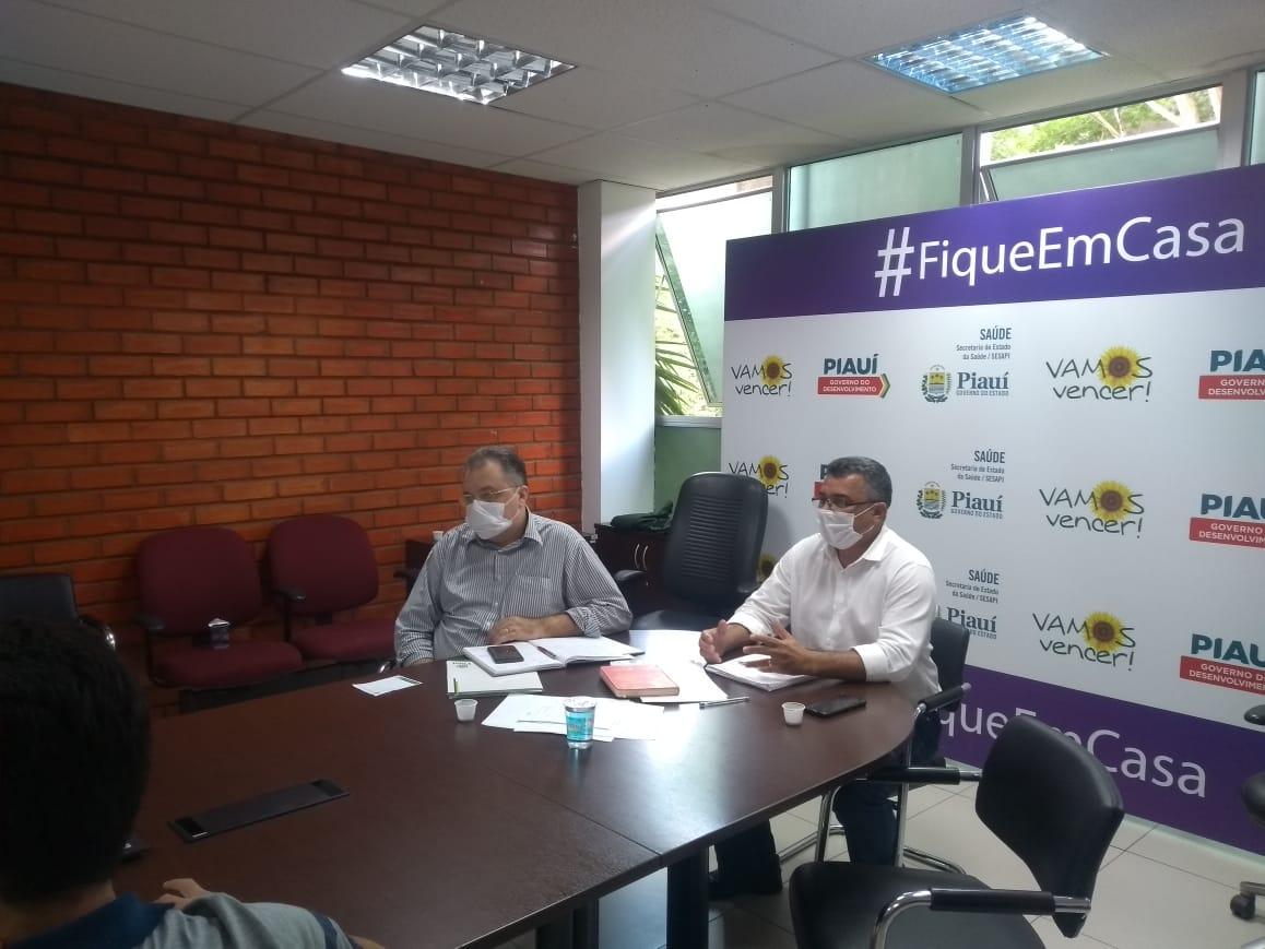 Secretário de Saúde Florentino Neto e João Cabral