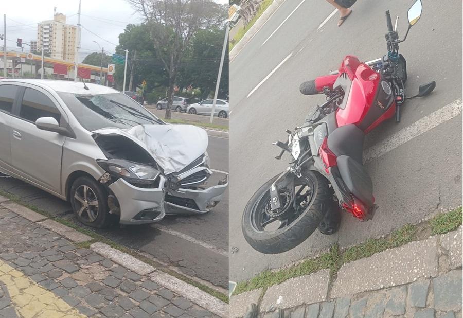 Acidente deixa motociclista morto na avenida Frei Serafim