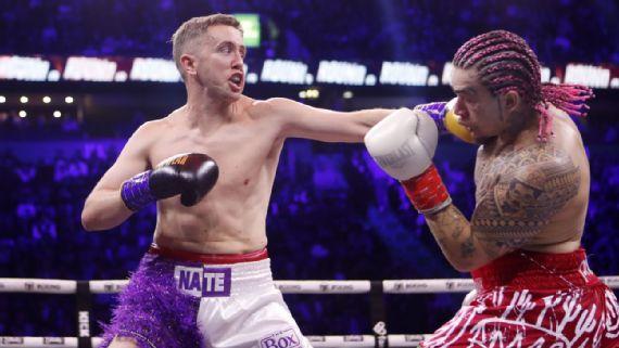 My Mate Nate acerta soco em Whindersson Nunes durante luta de boxe Will Matthews/PA