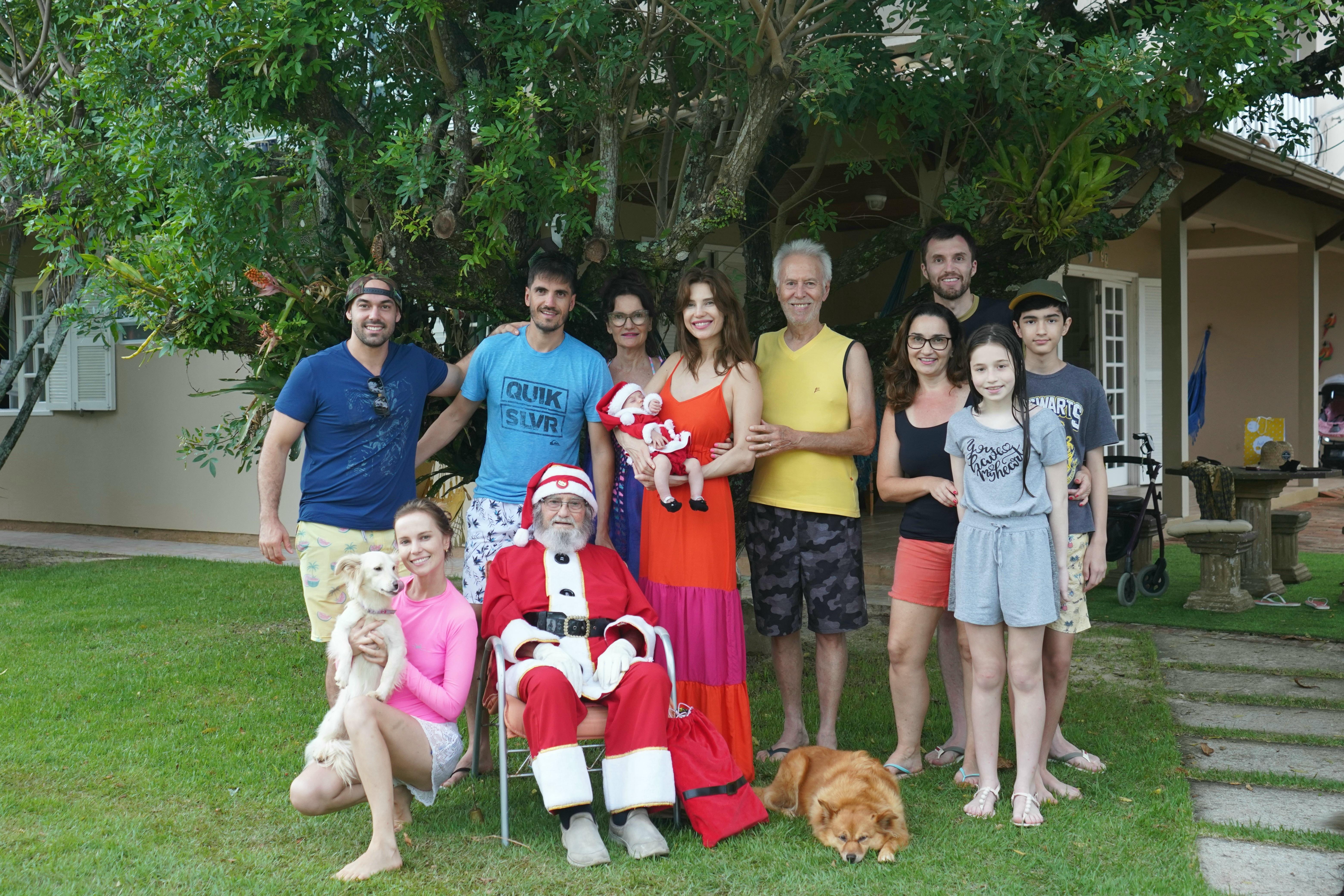 Julia Pereira e familia