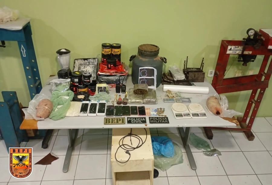 Laboratório de drogas é desarticulado no Sul do Piauí