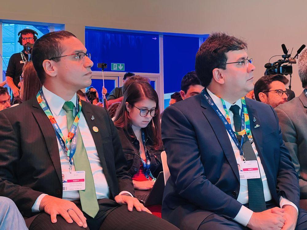 Rafael Fonteles na COP 28 em Dubai
