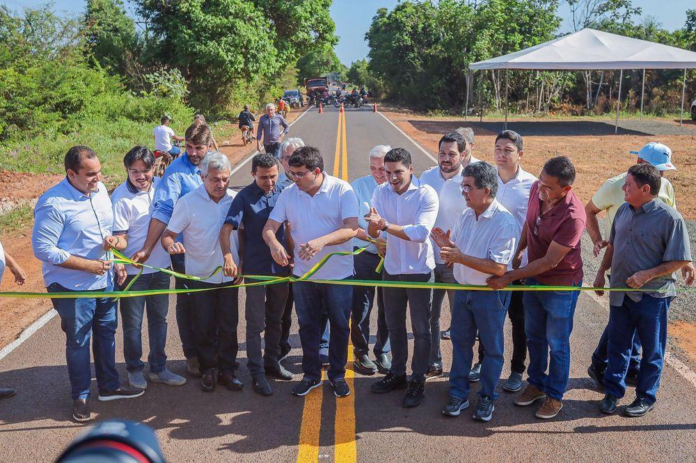 Inauguração da recuperação asfáltica da PI-110