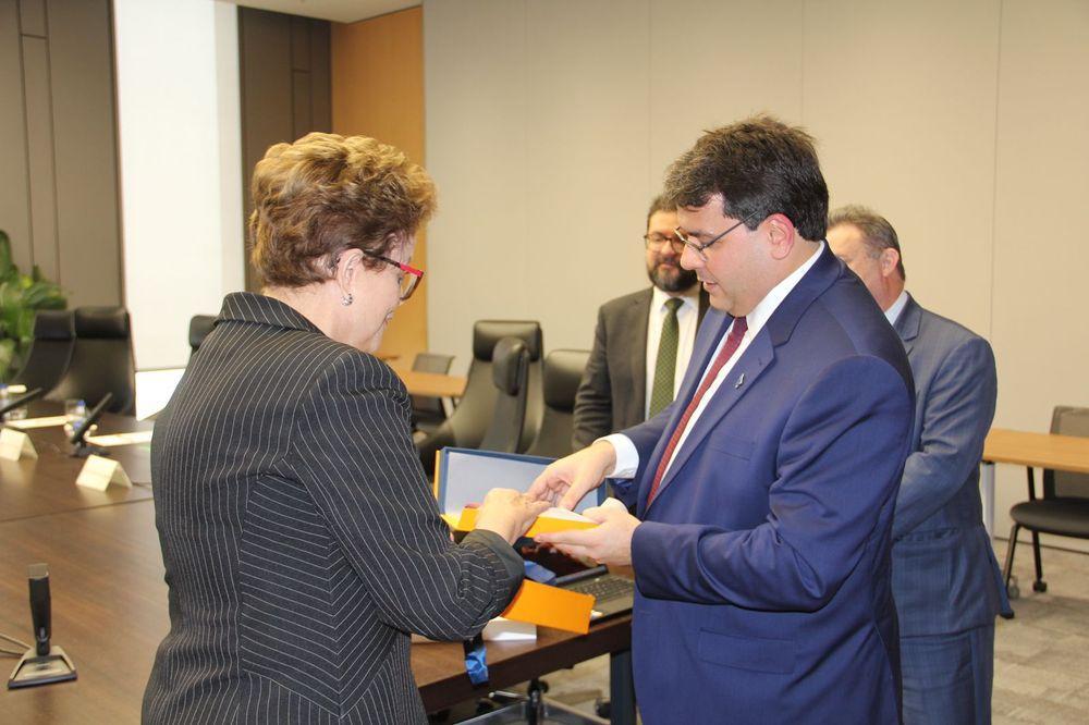 Dilma Rousseff e Rafael Fonteles