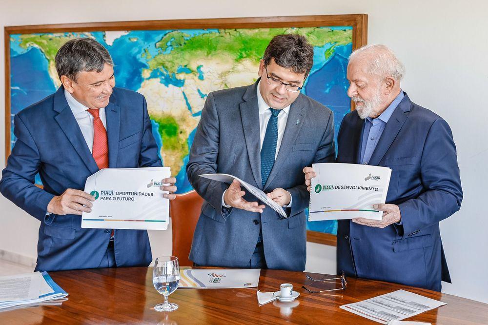 Wellington Dias, Rafael Fonteles e Lula