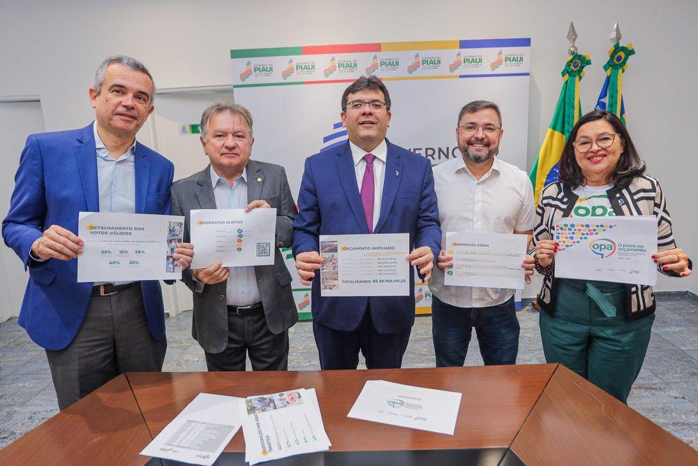 Governador Rafael Fonteles apresentou as propostas aprovadas no OPA 2024-2025